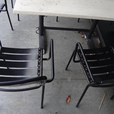 Lot of 4 Outdoor Chairs
