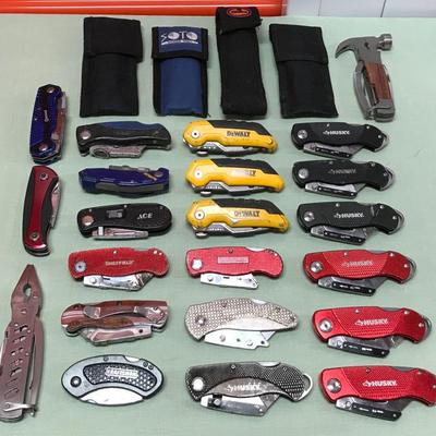 PCS009 Multi-function tools and box cutter Lot