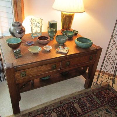 Antique mission table (BID ITEM)