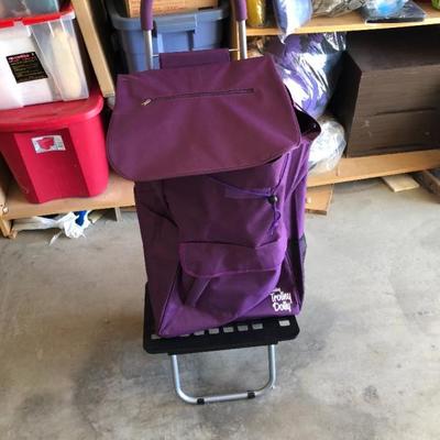 Handy tote cart. Folds up