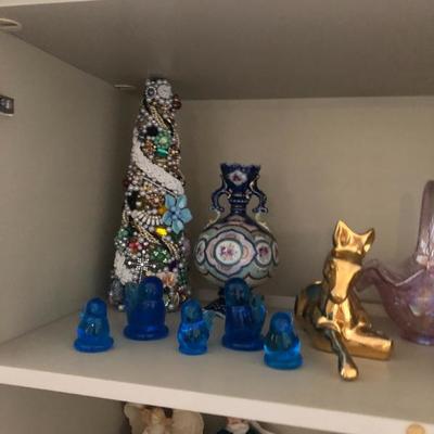 Blue birds glass