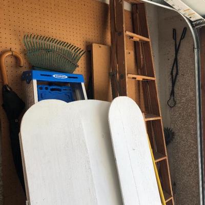 Ladders. Room divider screen