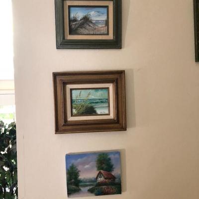 Small oil seascapes