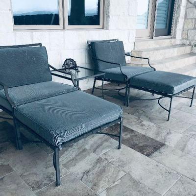 Chair @ $50 each. Chaise @ $30 each.