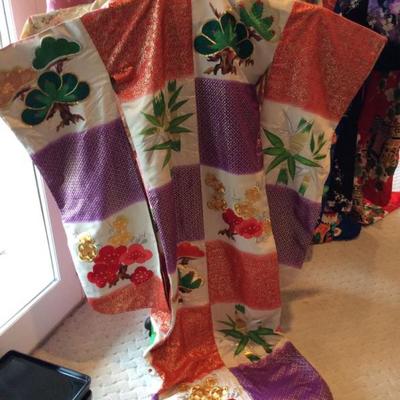 Extravagant kimono. $175 We also have various kimonos between $20 and $80.