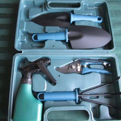 Yard tools in a nice carrying case