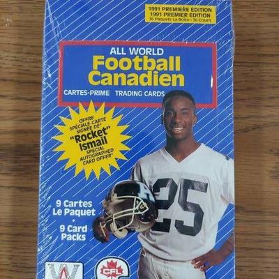 All World Football Canadien Trading Cards SEALED