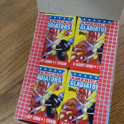 Topps American Gladiators Trading Cards Vending Pa .