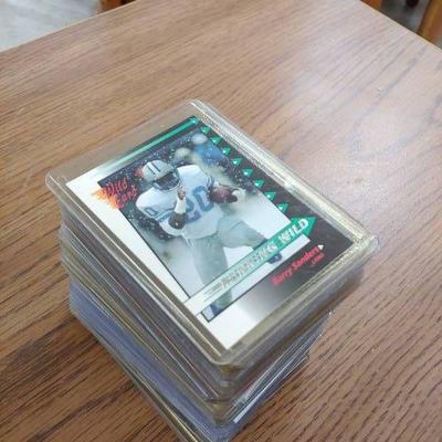 Large Lot of Trading Cards in Protective Sleeves