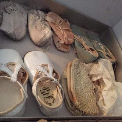 Vintage baby shoes