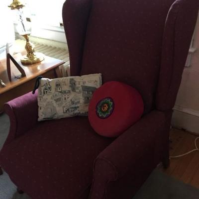 Wingback Chair Pillows