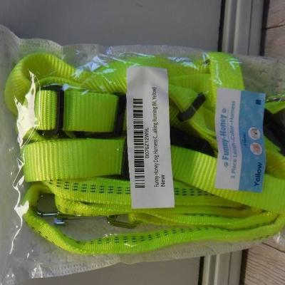 pet 3 piece leash collar harness