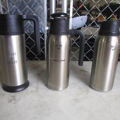 3 Thermos Containers -without lids