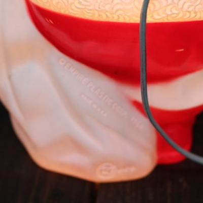 Vintage Light Up Santa