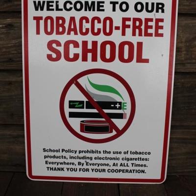 Tobacco Free Sign