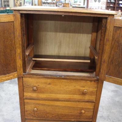 Oak cabinet