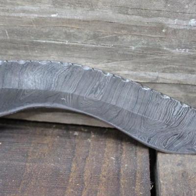 11-1/2" Damascus Full Tang Kukri Knife