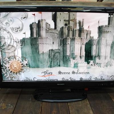 Sharp 38" TV with CD/DVD player