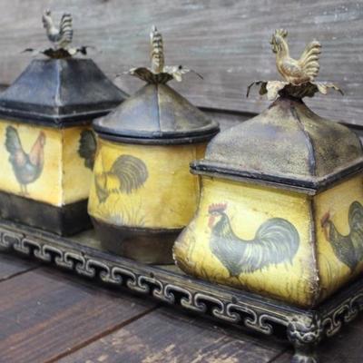 Rooster canisters