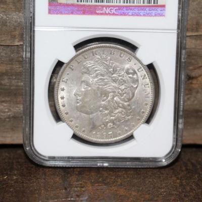 1897-O AU55 Morgan Dollar