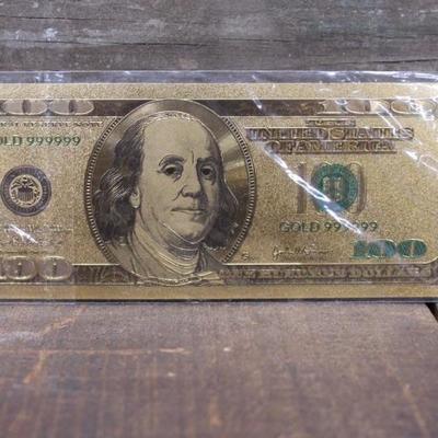 $100 Gold Federal Reserve Note