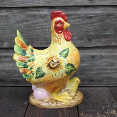 Decorative Ceramic Chicken