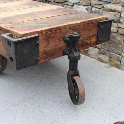 Industrial style coffee table