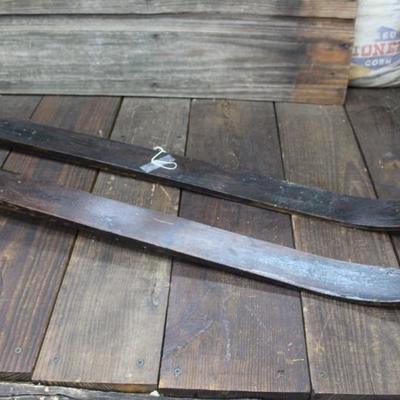 Pair of Wood Skies