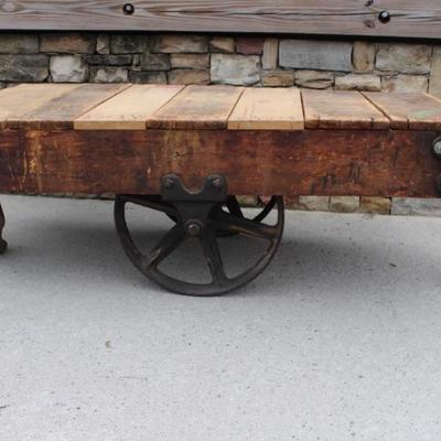 Industrial style coffee table