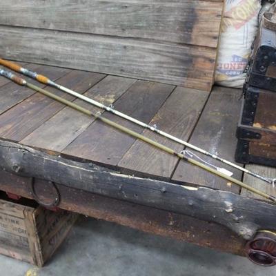 Two Vintage Fishing Rods