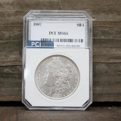 1887-P MS65 Morgan Dollar
