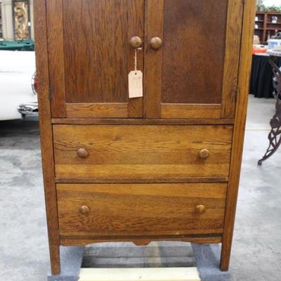Oak cabinet