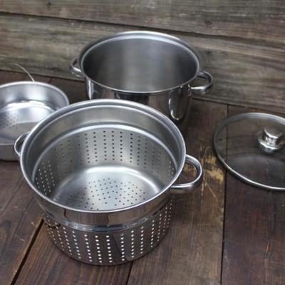 Stainless steel steamer pot