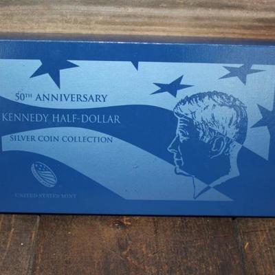 50th Anniversary Kennedy Half Dollar Silver Coin Collection