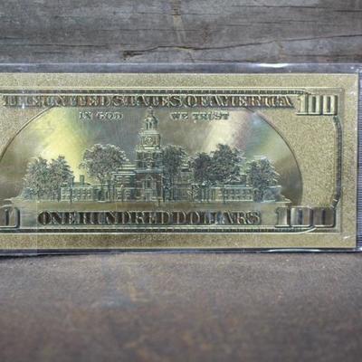 $100 Gold Federal Reserve Note