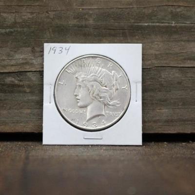 Key Date 1934 Peace Dollar
