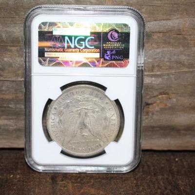 1897-O AU55 Morgan Dollar