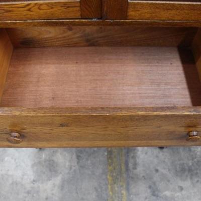 Oak cabinet