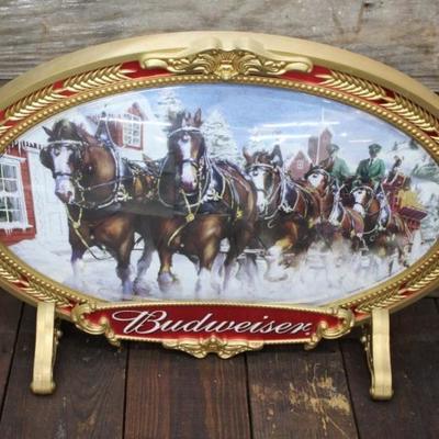 Budweiser Clydesdale Sign With Feet
