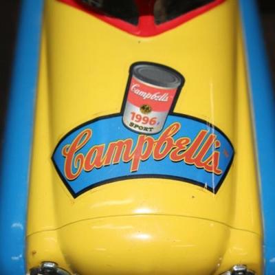 Campbell's car with dolls