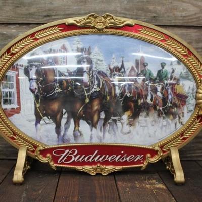 Budweiser Clydesdale Sign With Feet