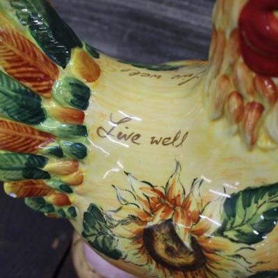 Decorative Ceramic Chicken