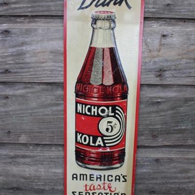 Nichol Kola Tin Sign