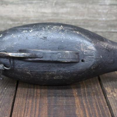 Hand Carved Duck Decoy 12"