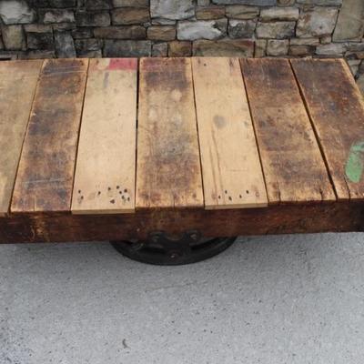 Industrial style coffee table