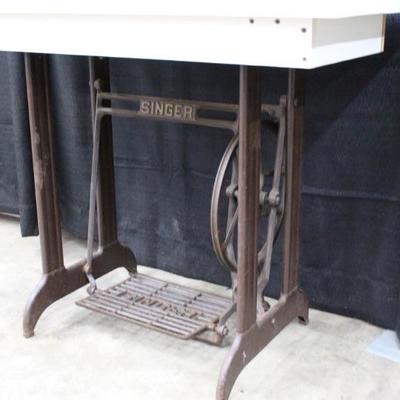 Vintage Singer Sewing Table w/ New Tabletop