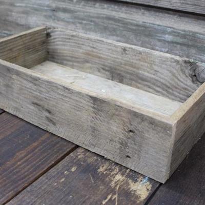 Farmhouse style wood boxes