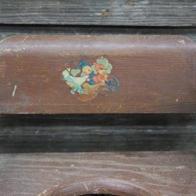 Antique potty seat