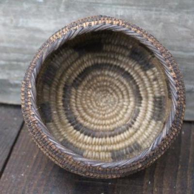 Native American Pine Needle Basket