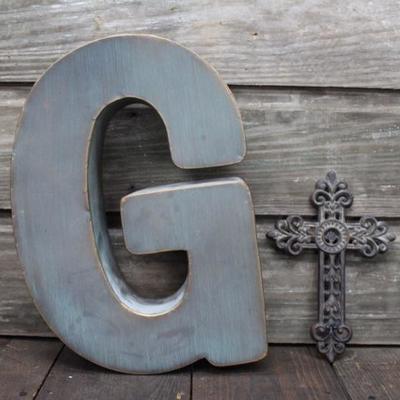 Metal "G" & Cross